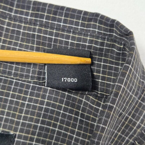 Van Heusen XXL Button Down Plaid Shirt Quiet Luxury Minimalist Streetwear - Picture 8 of 10